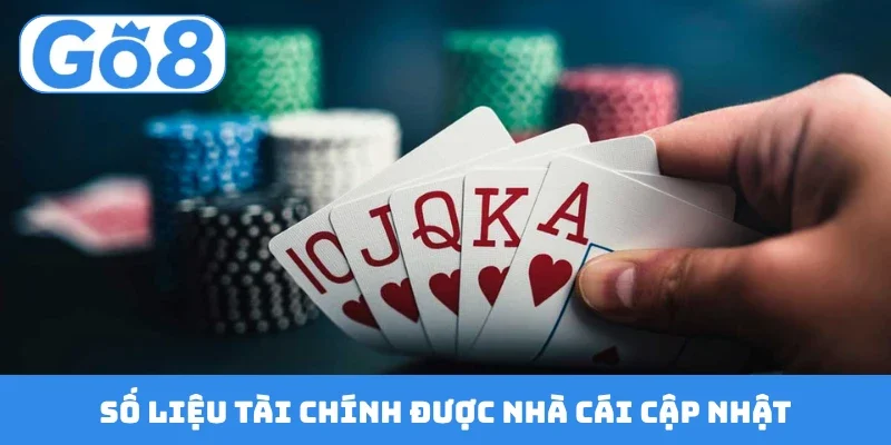 Số liệu tài chính được nhà cái cập nhật