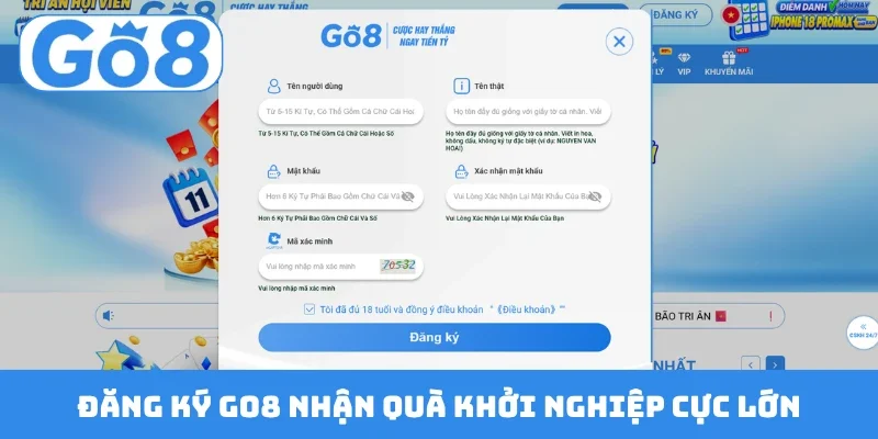 dang ky go8 nhan qua khoi nghiep cuc lon Đăng ký GO8 nhận quà khởi nghiệp cực lớn