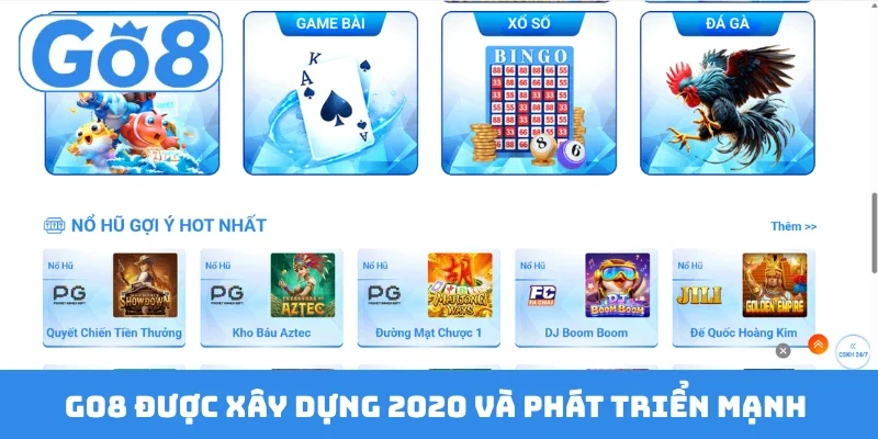 GO8 được xây dựng 2020 và phát triển mạnh tại châu Á