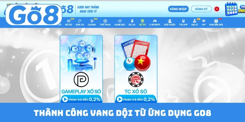 Thành công vang dội từ ứng dụng GO8